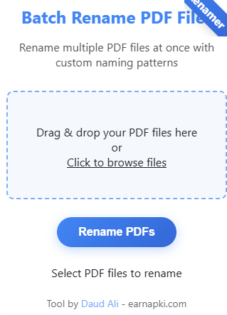 batch rename PDF files