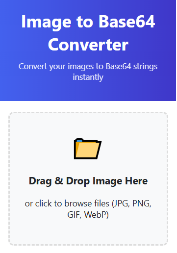 Image to Base64 Converter