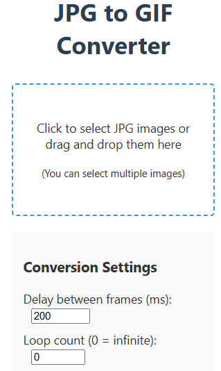 JPG to GIF Converter