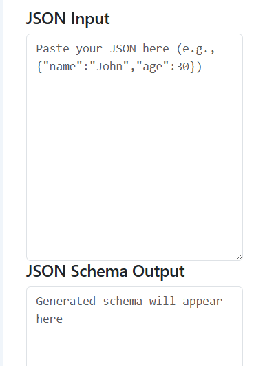 JSON to JSON Schema