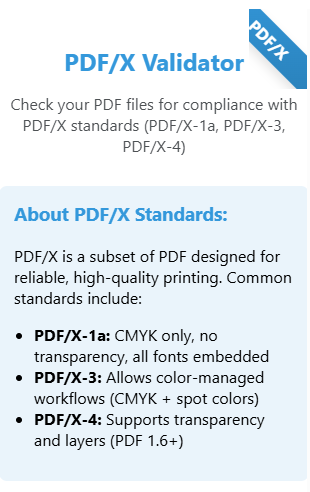 PDF X validator