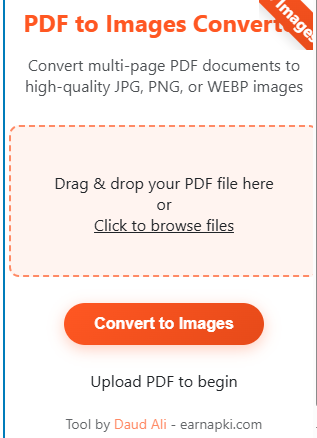 PDF to images converter