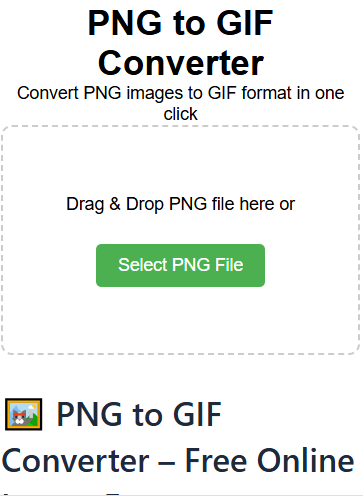 PNG to GIF Converter