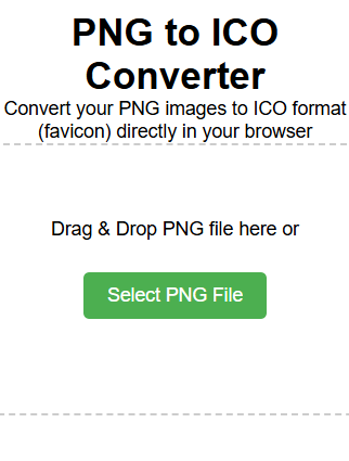 PNG to ICO Converter