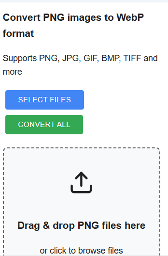 PNG to WebP Converter