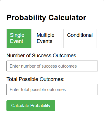 Probability Calculator