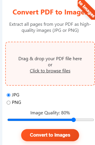 convert PDF to images