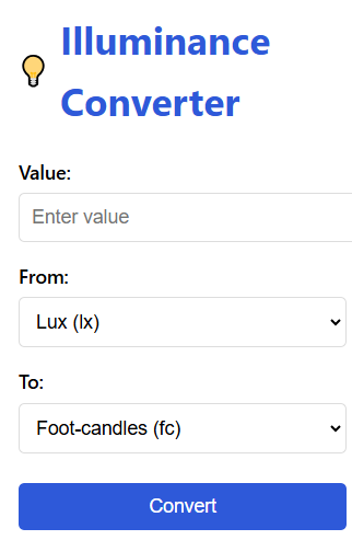 Illuminance Converter