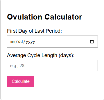 Ovulation Calculator