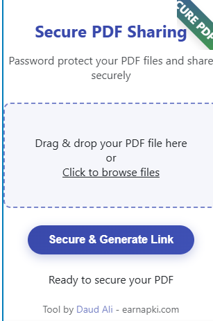 secure PDF sharing