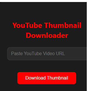 YouTube Thumbnail Downloader