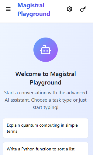 Magistral Playground