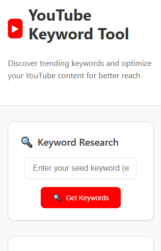 YouTube Keyword Tool