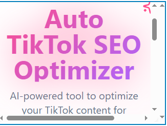 Auto TikTok SEO Optimizer