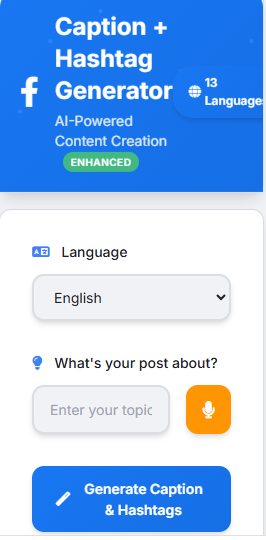 facebook caption generator 