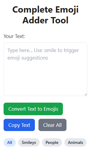Emoji Adder Tool