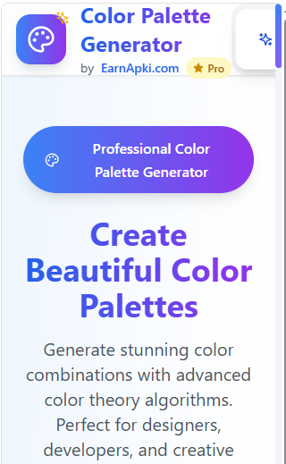 Color Palette Generator