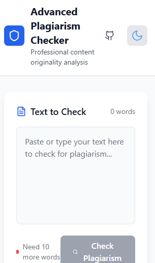 Plagiarism Checker