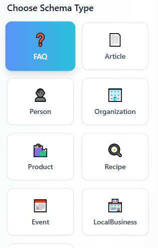 Schema Markup Generator