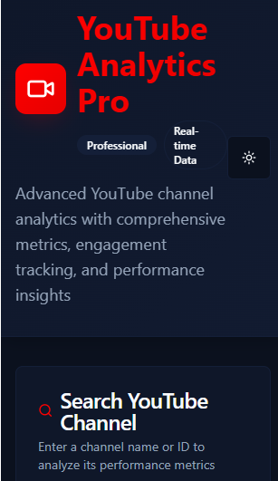 YouTube Analytics